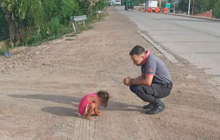 Chaco: una nena de 2 años deambulaba sola por una avenida