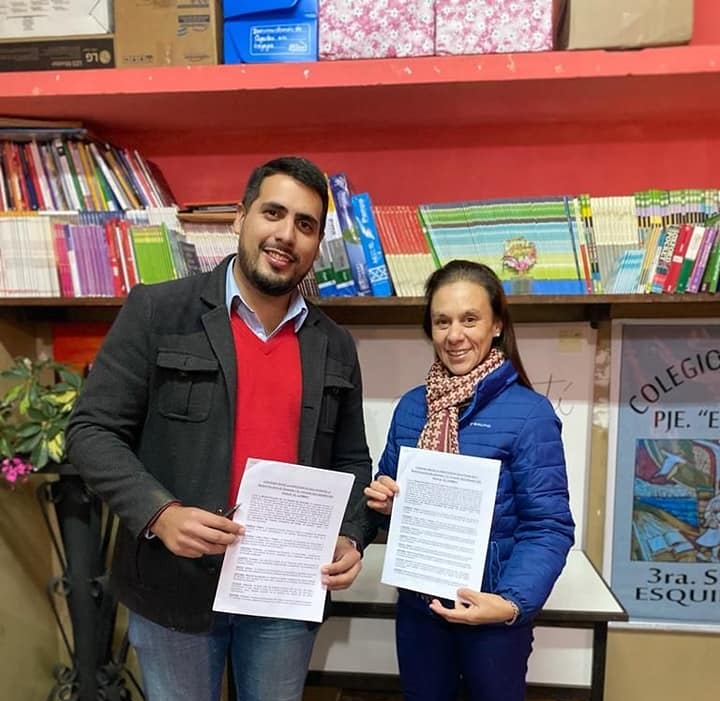Esquina: firmaron convenios para pasantias en Casa de Altos Estudios J.A. Ferreira