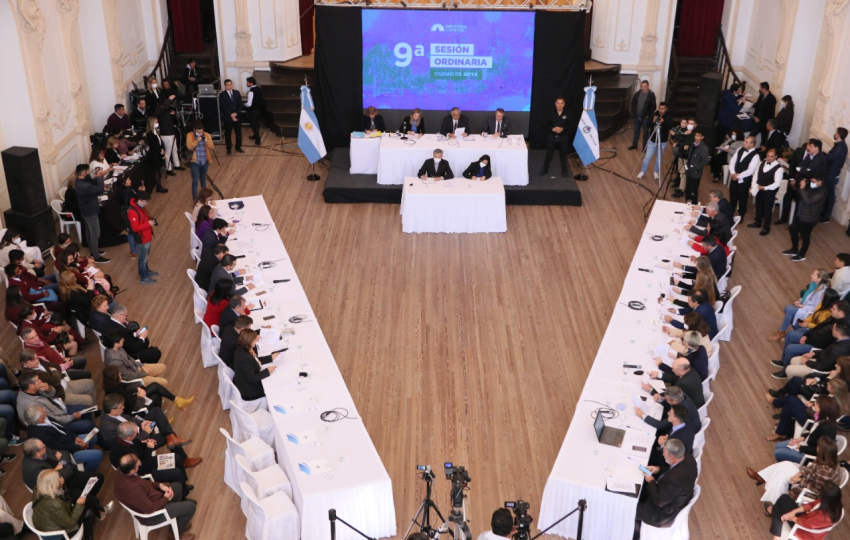 Goya fue sede de una histórica sesión de Diputados
