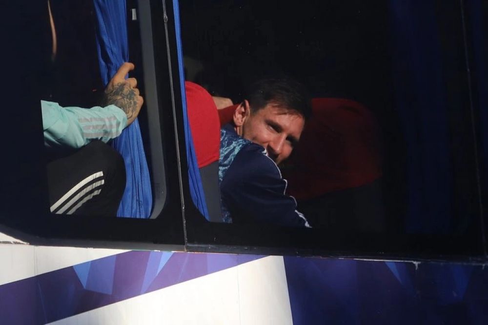 Así se recibió a la selección argentina ni bien arribó con la copa