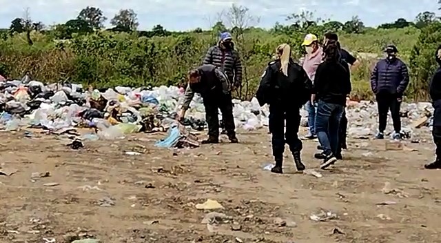Hallaron un feto en el basural municipal de la ciudad de Goya