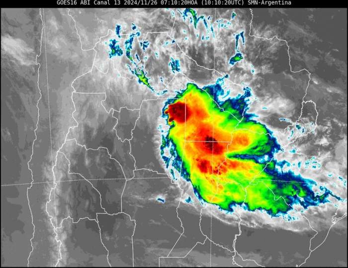 Persiste el alerta amarilla por tormentas para varias localidades