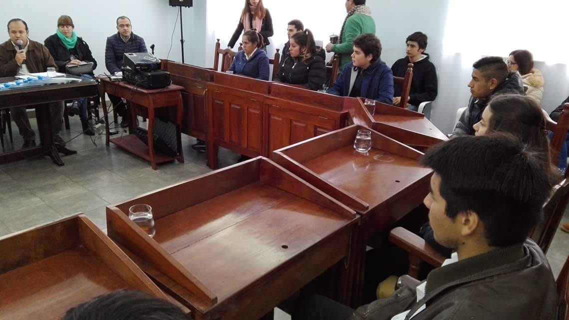 Se presentó el Concejo Deliberante de la Juventud de Esquina