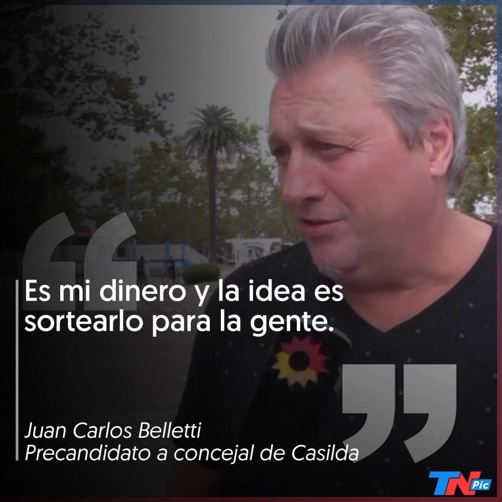 Santa Fe: Concejal sortea hasta $10 mil pesos para que lo voten