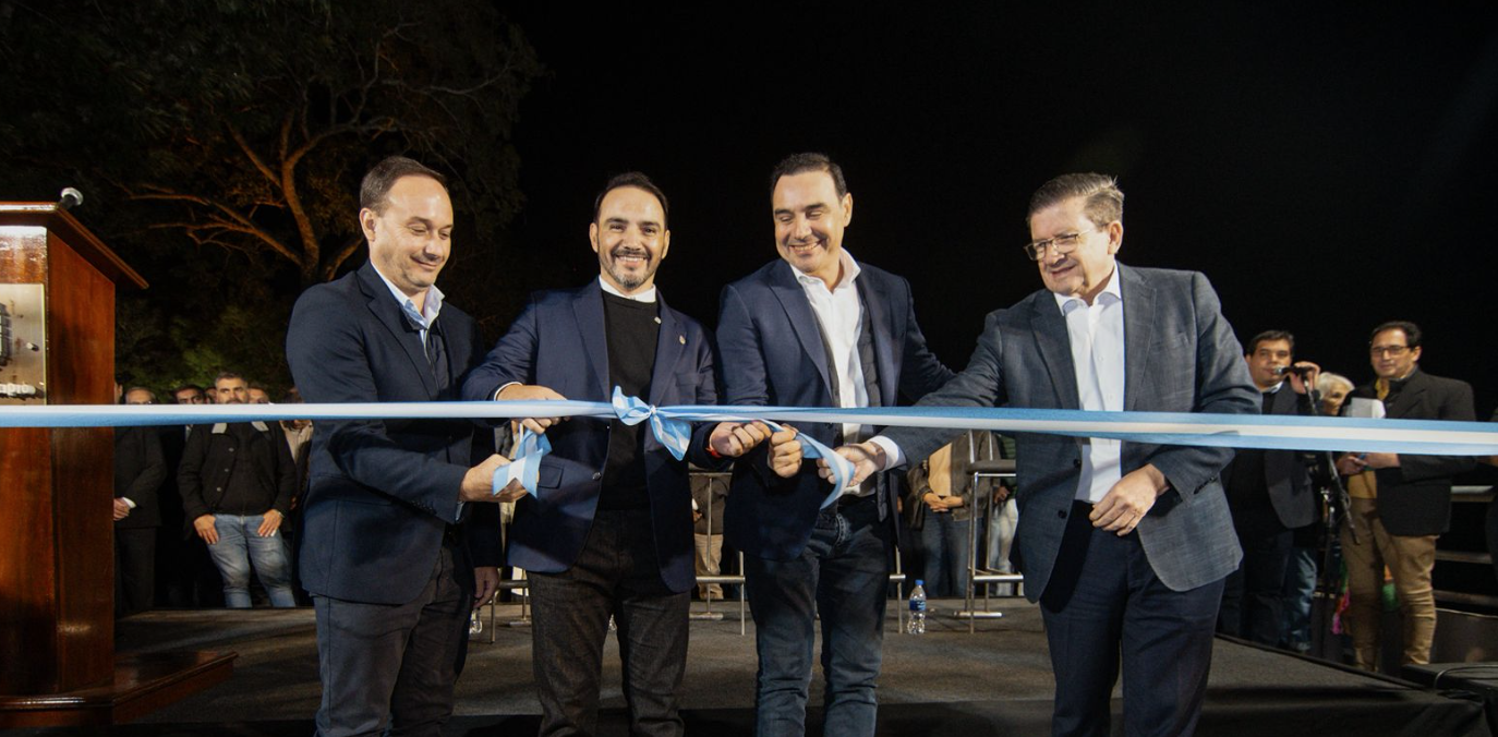 Juan Pablo Valdés inauguró la nueva Costanera de Goya