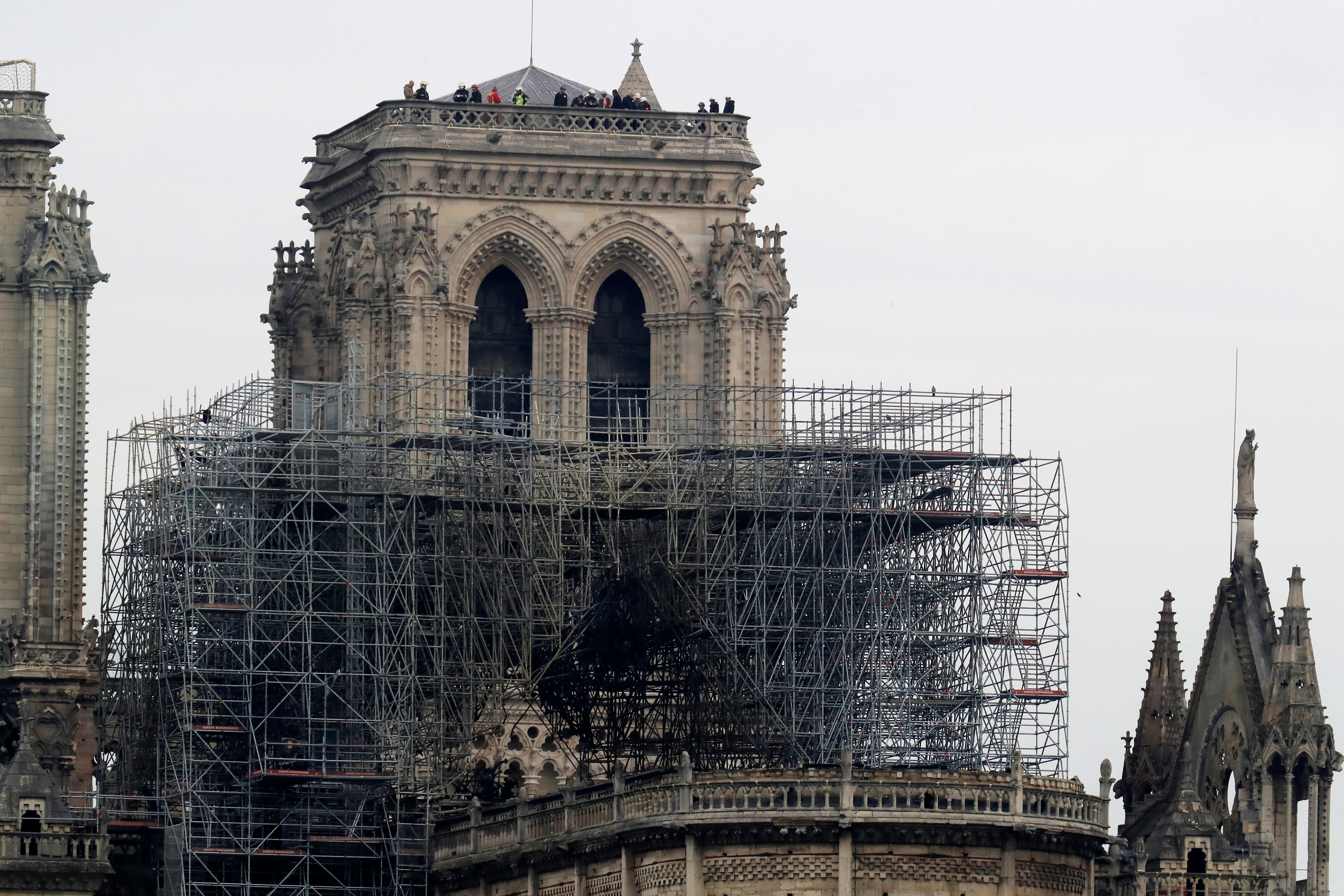 Así quedó la catedral de Notre Dame tras más de 10 horas de infierno