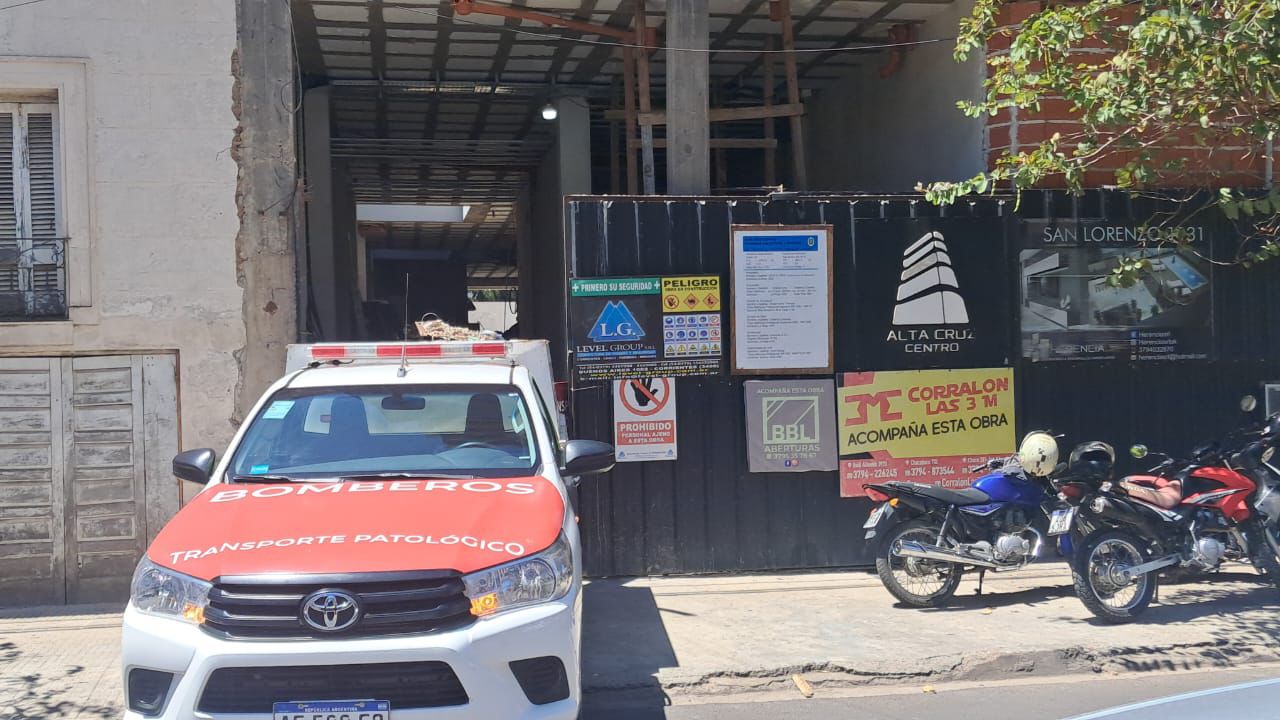 Corrientes: trabajador murió tras caer desde el noveno piso de un edificio en obra