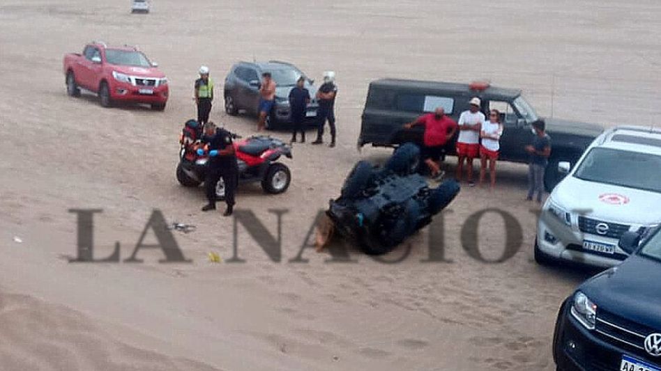 Pinamar: correntina volcó con un cuatriciclo y murió aplastada