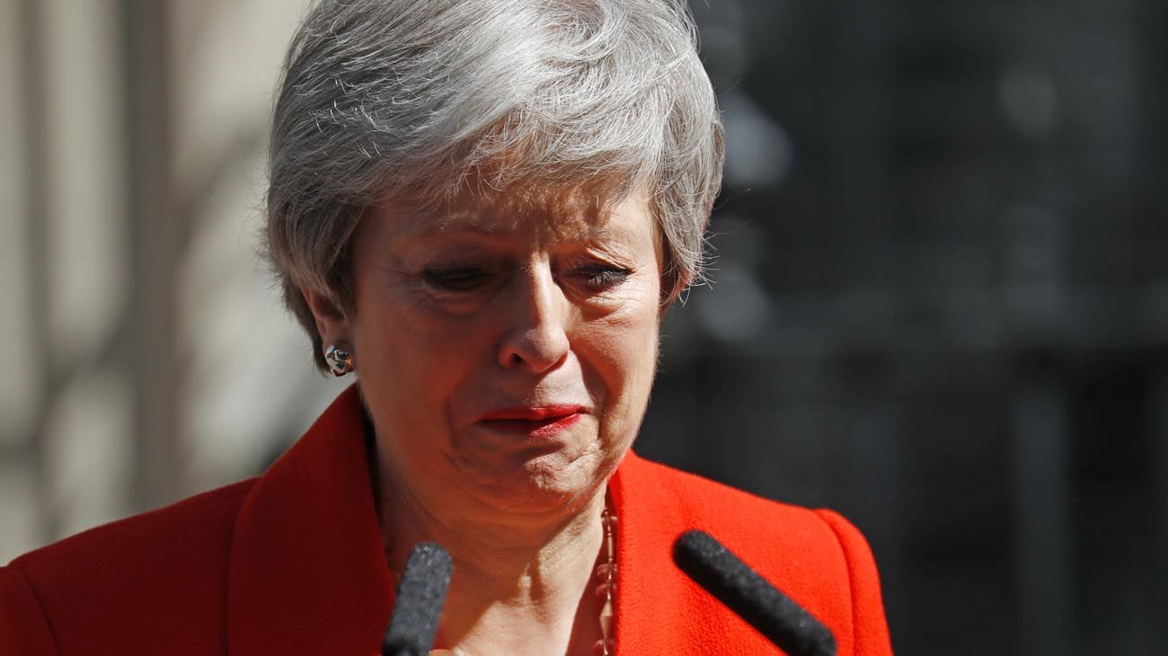 Tras el fracaso del Brexit, renuncia la primera ministra británica, Theresa May