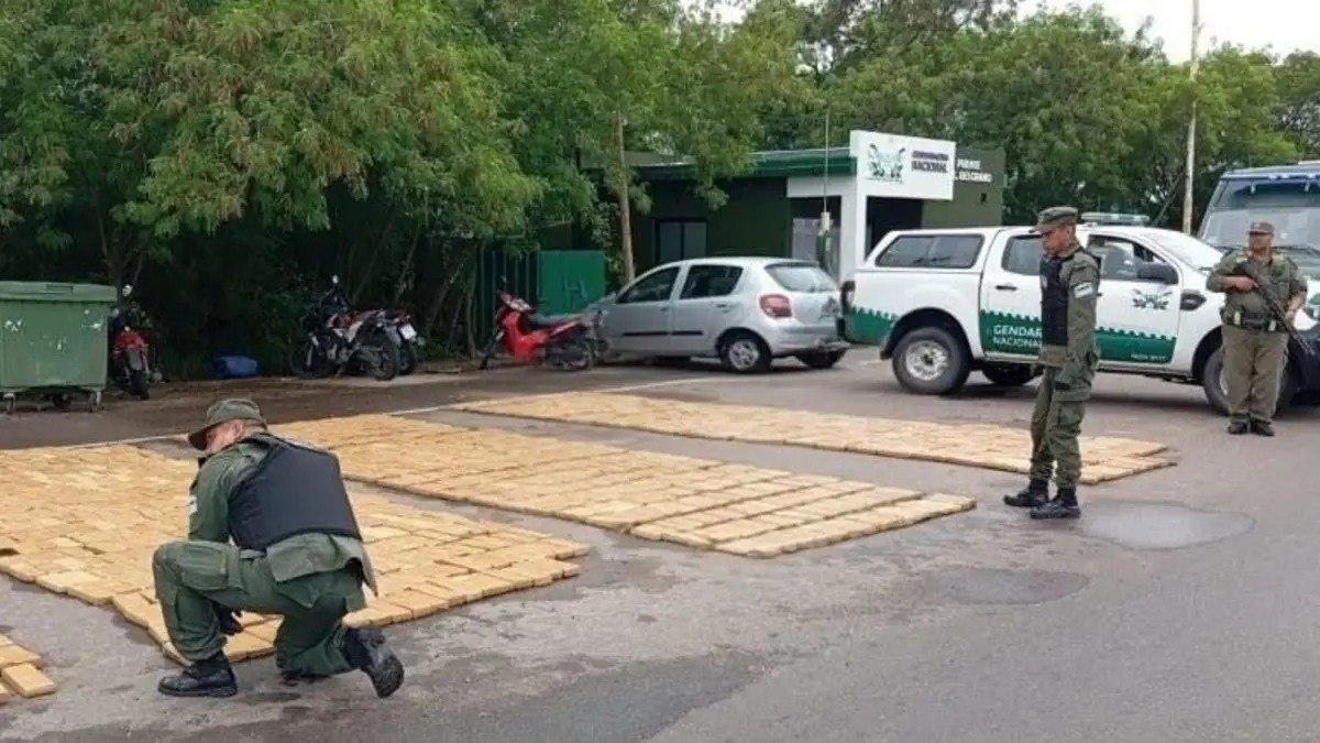 Puente Chaco-Corrientes: incautaron más de una tonelada de marihuana
