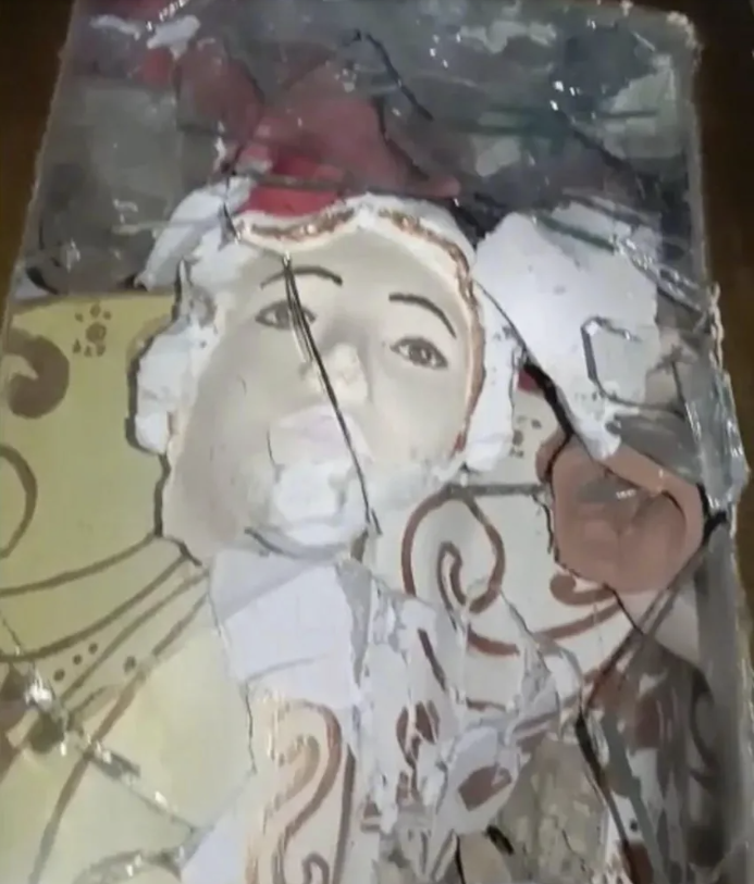 Empedrado: destrozaron la imagen de la Virgen de los Remedios en Parada Coco