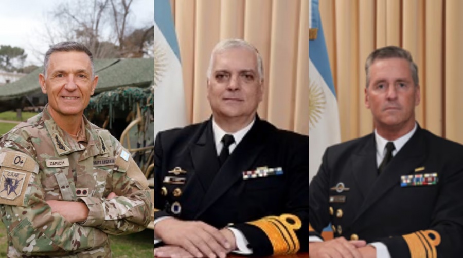 Nación confirmó a la nueva cúpula de las Fuerzas Armadas