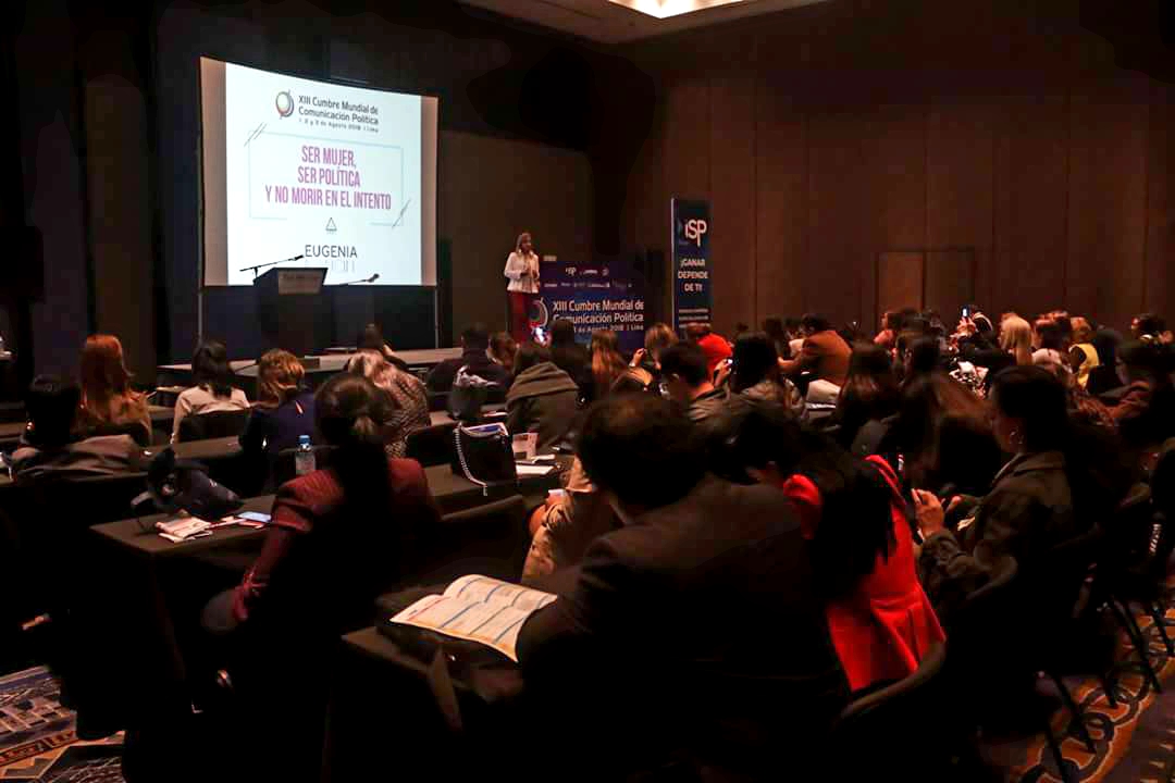 La diputada Mancini disertó en la Cumbre Mundial de Comunicación Política en Perú