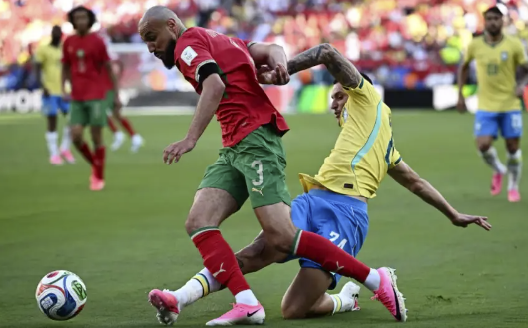 Brasil y Marruecos empataron 1-1 en un atractivo partido
