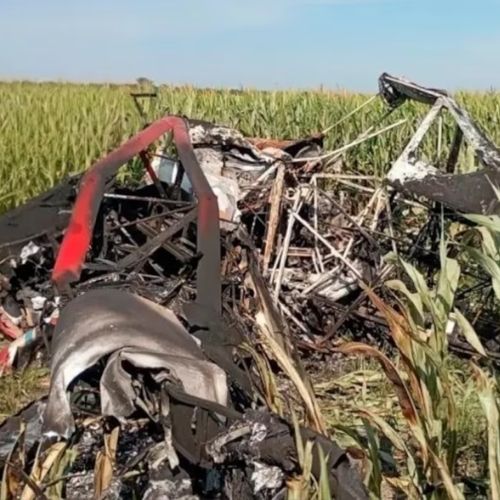 Cayó una avioneta fumigadora en campo de Entre Ríos