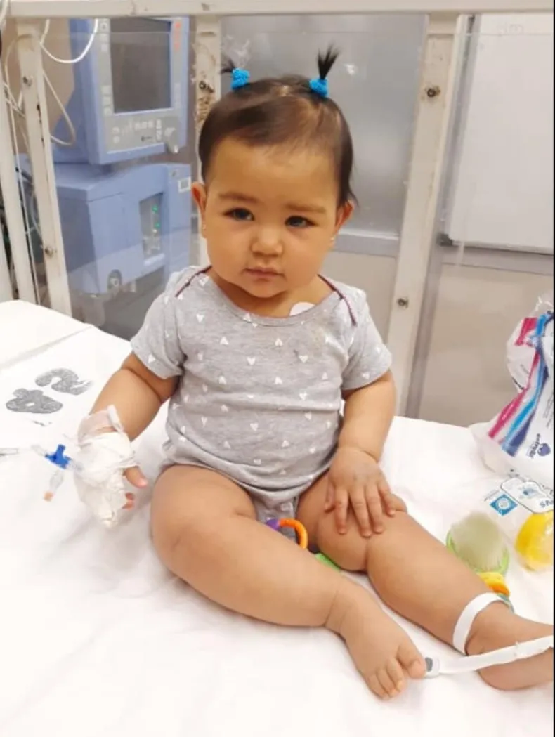 Ayuda solidaria para Olivia internada en el Garrahan
