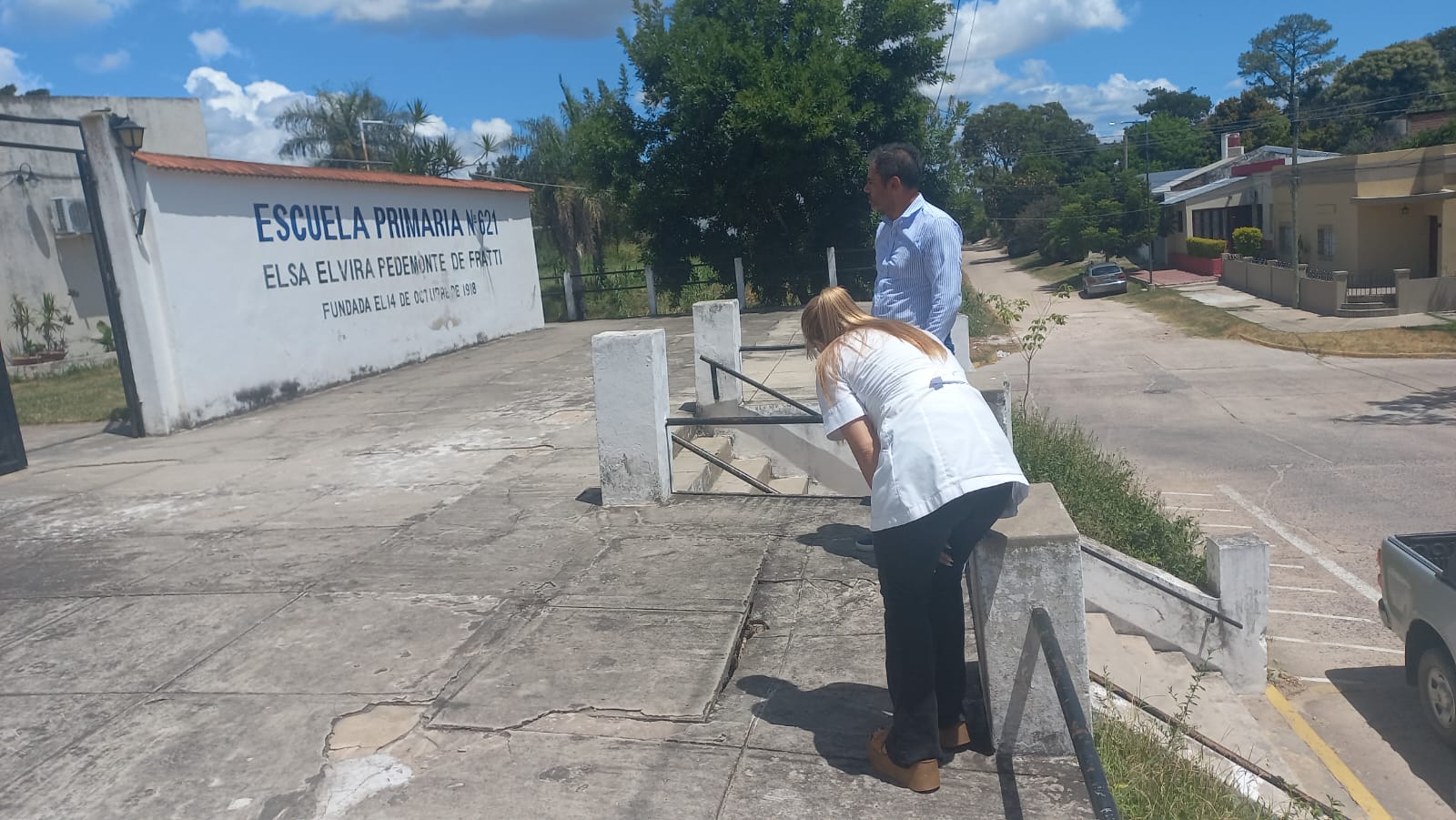 Tognola se comprometió a gestionar ante el gobierno provincial una ayuda para la escuela 621