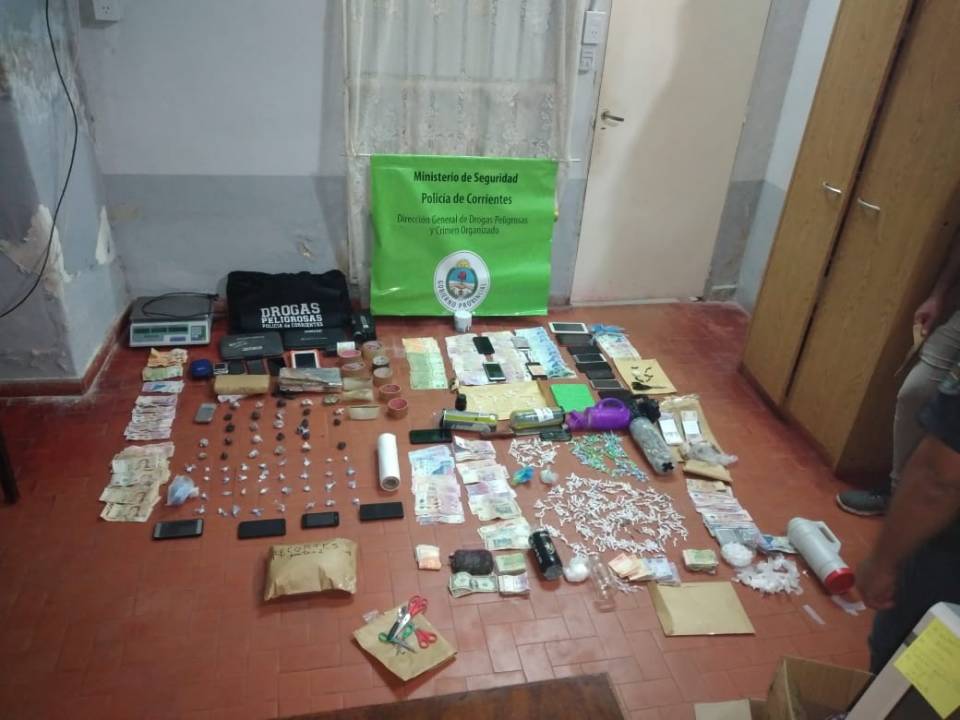 Corrientes:"búnker-narco" funcionaba a dos cuadras de una Comisaría